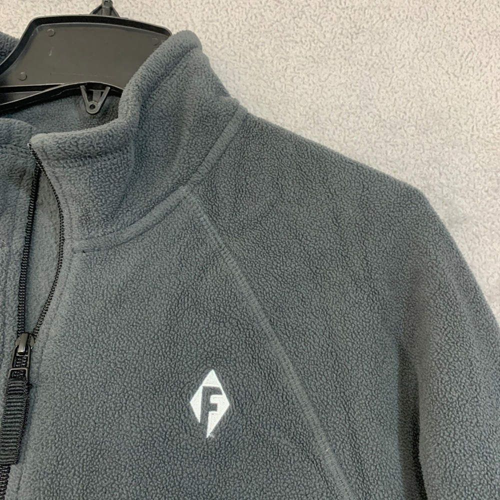 Clique Men's M Gray Quarter Zip Fleece Pullover Polyester - Picture 7 of 8